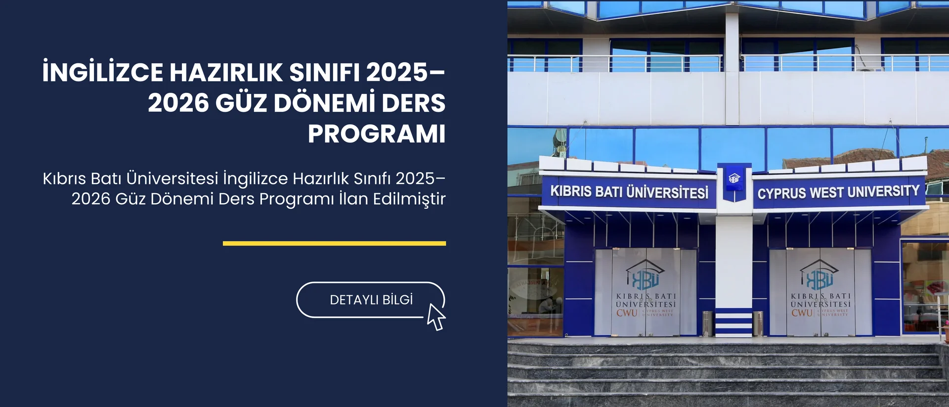 web İngilizce Hazırlık Sınıfı 2025–2026 Güz Dönemi Ders Programı