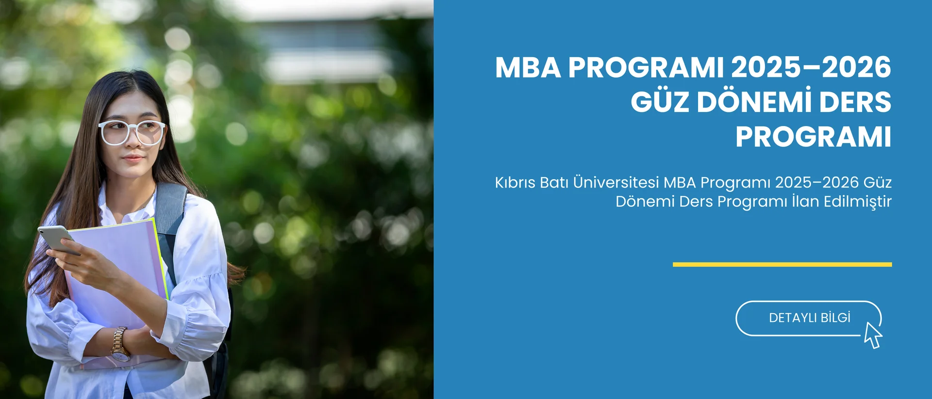 web MBA Programı 2025–2026 Güz Dönemi Ders Programı