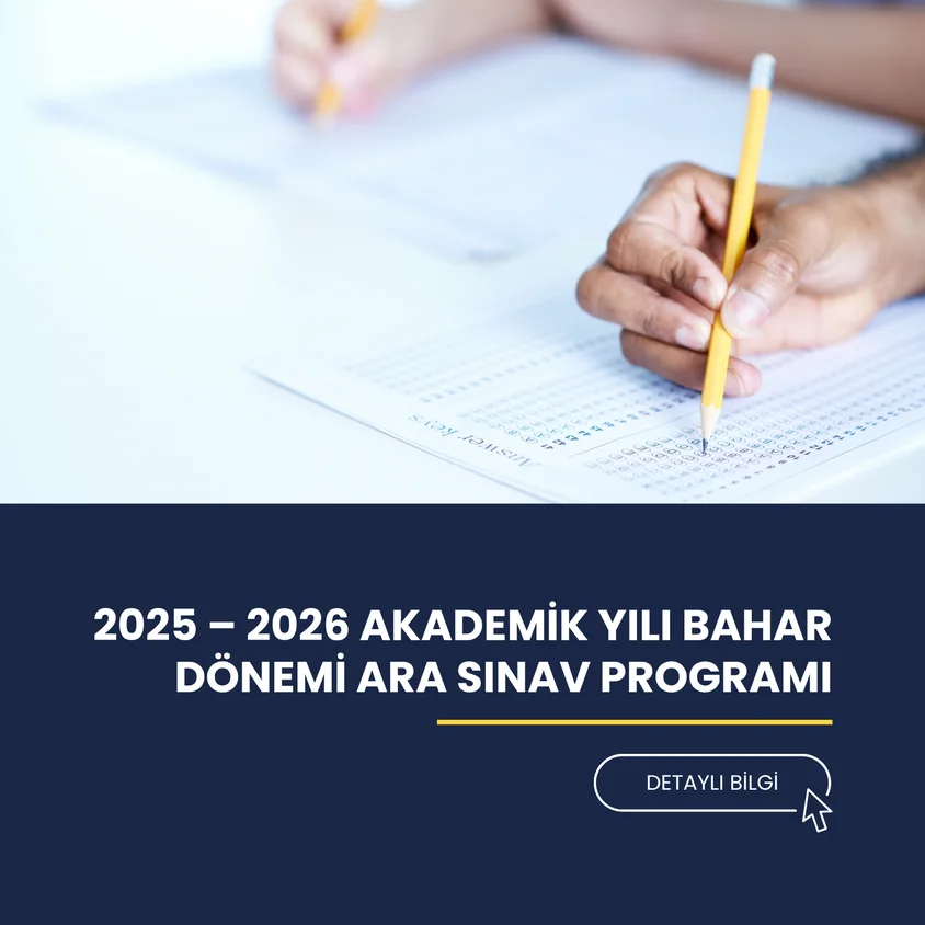 mob 2025 – 2026 Akademik Yılı Bahar Dönemi Ara Sınav PROGRAMI