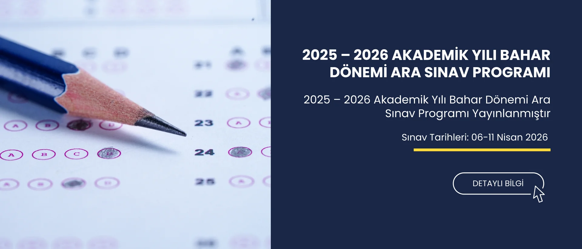 mob 2025 – 2026 Akademik Yılı Bahar Dönemi Ara Sınav PROGRAMI