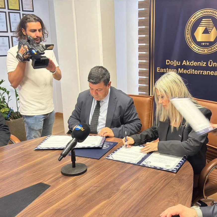 Cyprus West University has signed a memorandum of understanding with the Eastern Mediterranean University