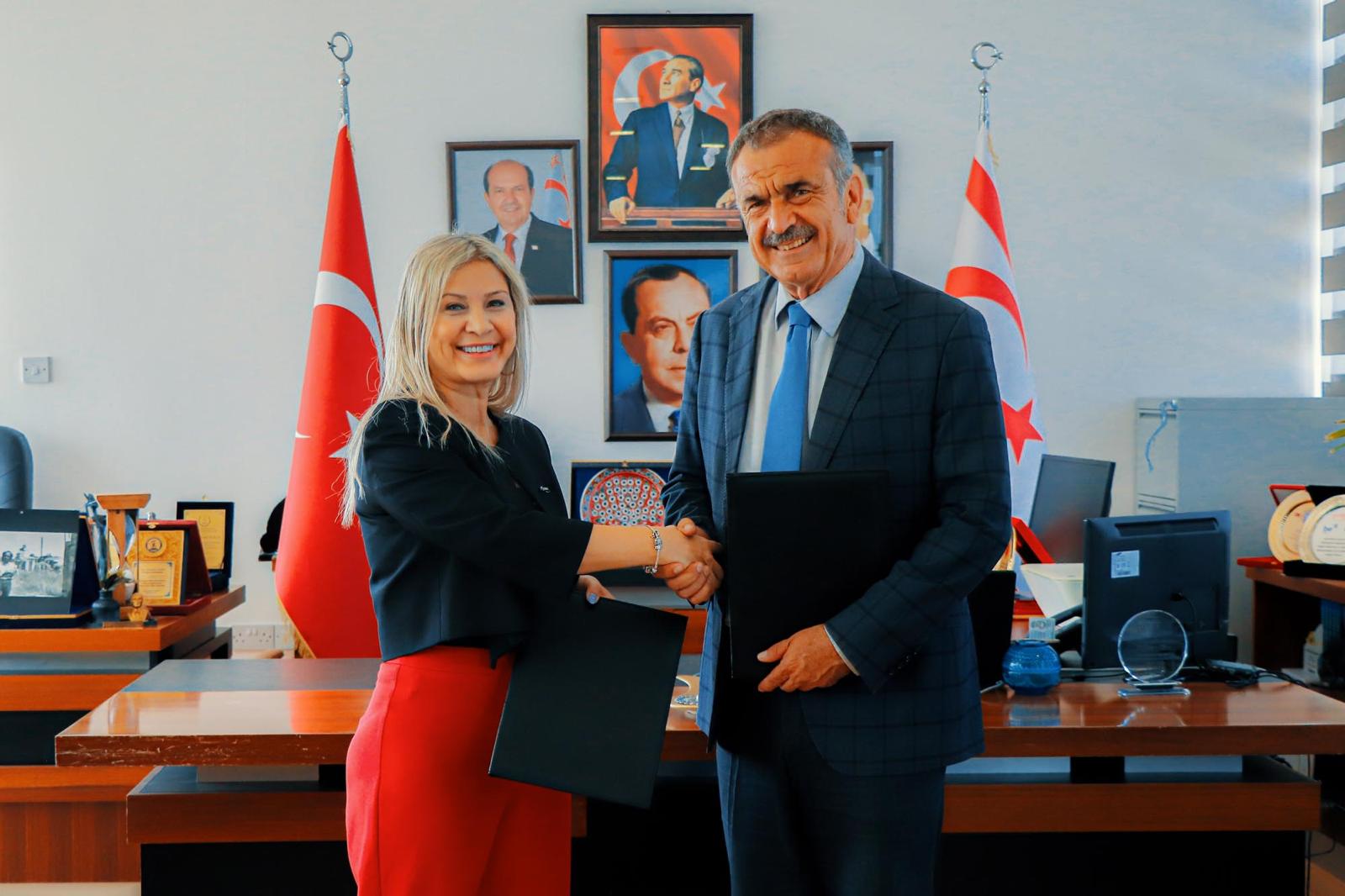 A cooperation protocol was signed between Gazimağusa Municipality and CWU.