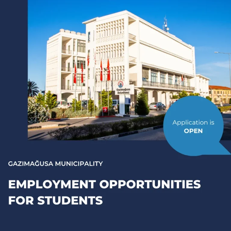 Employment Opportunities for Students at Gazimağusa Municipality